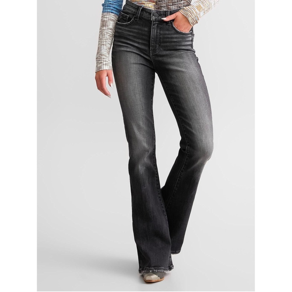 Women’s Black Faded Bootcut Jeans